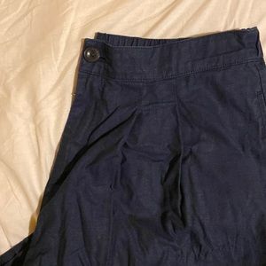 Súper wide leg cropped pants